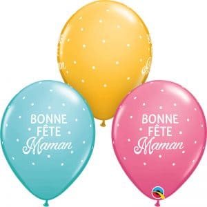B.11'' BONNE FETE MAMAN PETITS POIS P/50