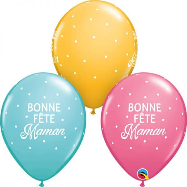 B.11'' BONNE FETE MAMAN PETITS POIS P/50