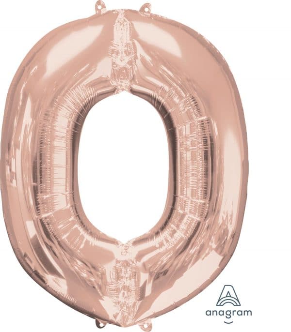 M.34'' LETTRE O ROSE GOLD H/S