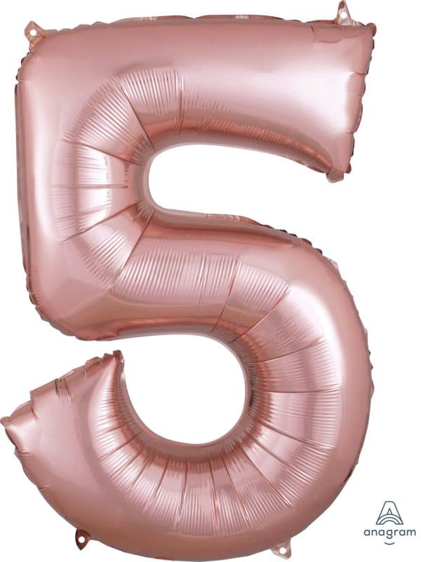M.34'' CHIFFRE 5 ROSE GOLD H/S