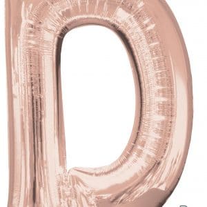 M.34'' LETTRE D ROSE GOLD H/S