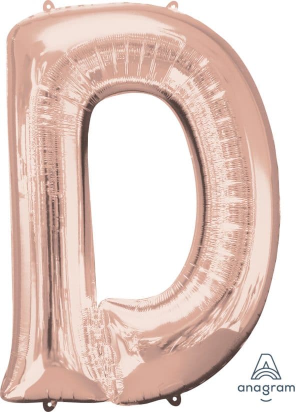 M.34'' LETTRE D ROSE GOLD H/S
