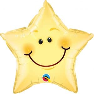 M.20'' SMILEY FACE STAR