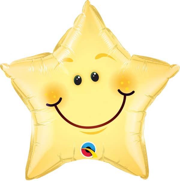 M.20'' SMILEY FACE STAR