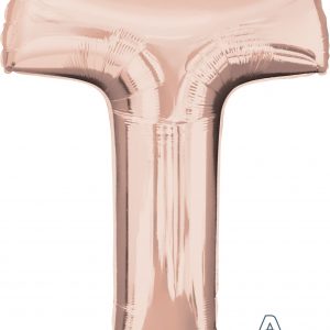 M.34'' LETTRE T ROSE GOLD H/S
